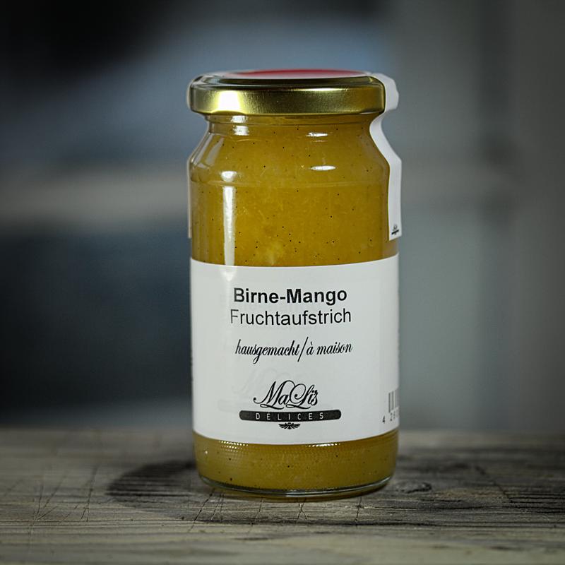 Birne - Mango Fruchtaufstrich